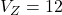 V_Z = 12