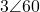 3\angle 60°