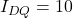 I_{DQ} = 10