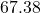 67.38°