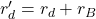 r'_d = r_d + r_B