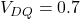 V_{DQ} = 0.7