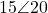 15\angle 20°