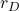 r_D
