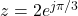 z = 2e^{j\pi/3}