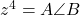 z^4 = A\angle B°