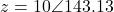 z = 10\angle 143.13°