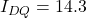 I_{DQ} = 14.3