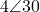4\angle 30°