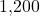 1{,}200