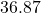 36.87°
