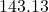 143.13°
