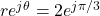 re^{j\theta} = 2e^{j\pi/3}