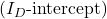 (I_D\text{-intercept})