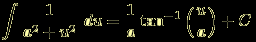 arctan integral