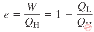 Efficiency of a heat engine Formula Efficiency of a heat engine Formula
