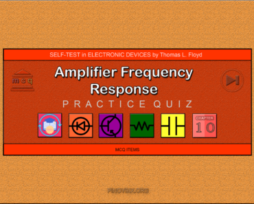 Floyd Self-test in Amplifier Frequency Response – Answers