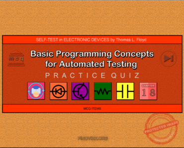 Floyd Self-test in Basic Programming Concepts for Automated Testing