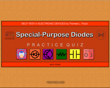 Floyd Self-test in Special-Purpose Diodes – Answers