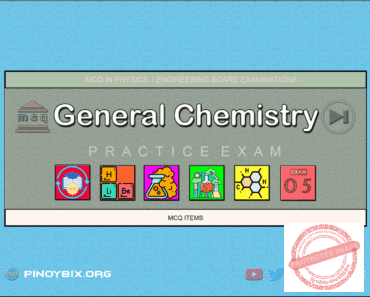 MCQ in General Chemistry Part 5 – Answers MCQ in General Chemistry Part 5 – Answers