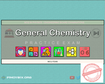 MCQ in General Chemistry Part 6 – Answers MCQ in General Chemistry Part 6 – Answers
