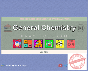 MCQ in General Chemistry Part 9 – Answers