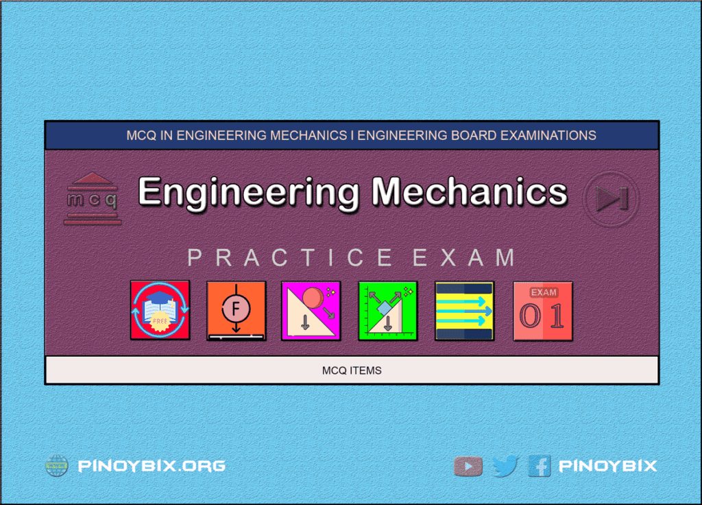 MCQ in Engineering Mechanics Part 1 | ECE Board Exam