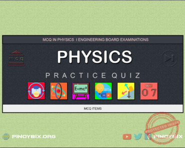 MCQ in Physics Part 7 | ECE Board Exam