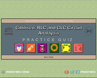 Gibilisco: MCQ in RLC and GLC Circuit Analysis – Answers Gibilisco: MCQ in RLC and GLC Circuit Analysis – Answers