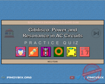 Gibilisco: MCQ in Power and Resonance in AC circuits – Answers Gibilisco: MCQ in Power and Resonance in AC circuits – Answers