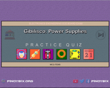 Gibilisco: MCQ in Power Supplies – Answers Gibilisco: MCQ in Power Supplies – Answers