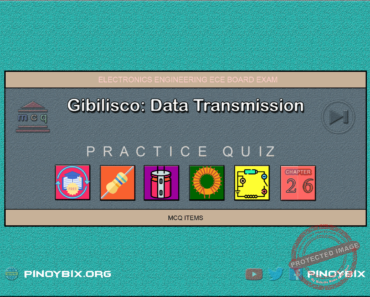 Gibilisco: MCQ in Data Transmission – Answers Gibilisco: MCQ in Data Transmission – Answers