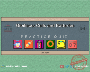 Gibilisco: MCQ in Cells and Batteries – Answers