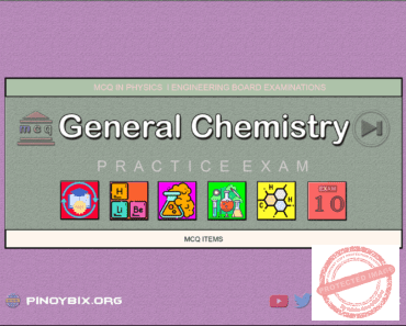 MCQ in General Chemistry Part 10 – Answers MCQ in General Chemistry Part 10 – Answers