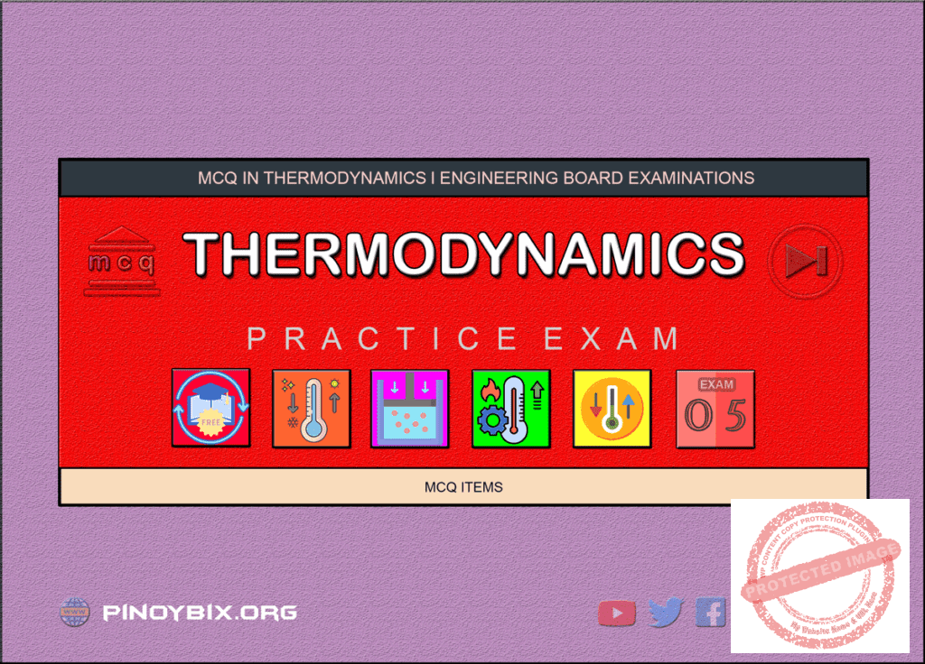 MCQ in Thermodynamics Part 5 | ECE Board Exam