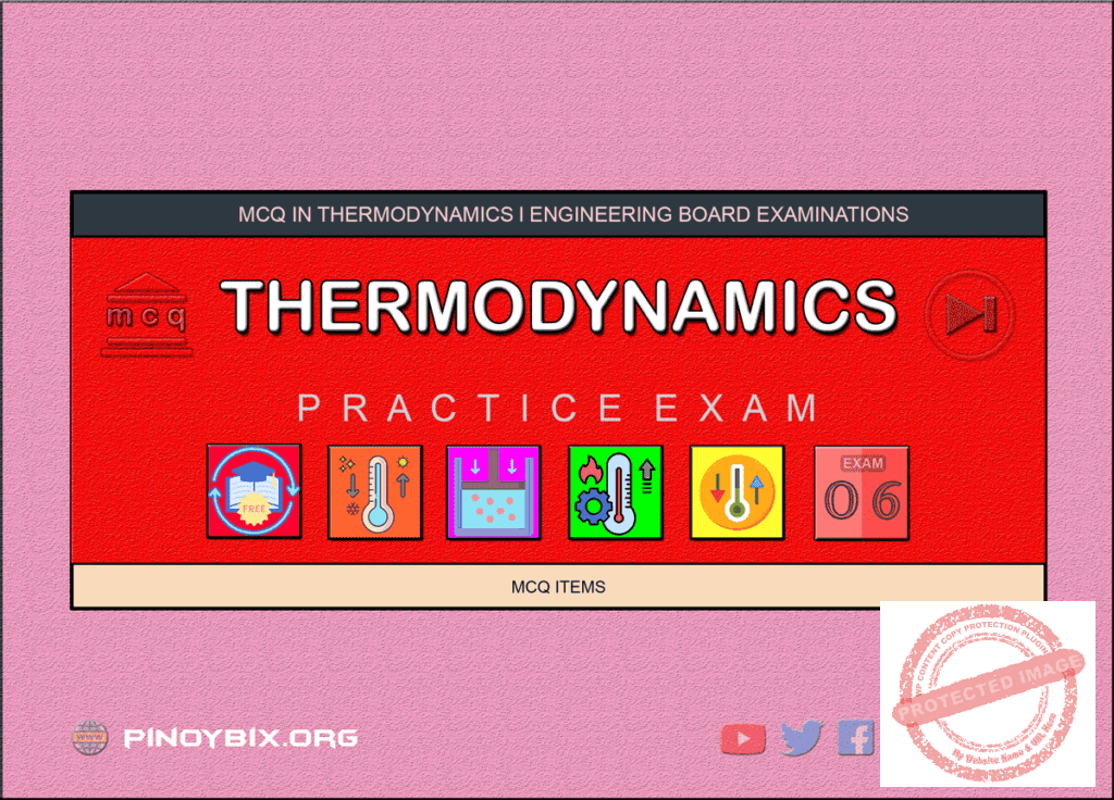 MCQ in Thermodynamics Part 6 | ECE Board Exam