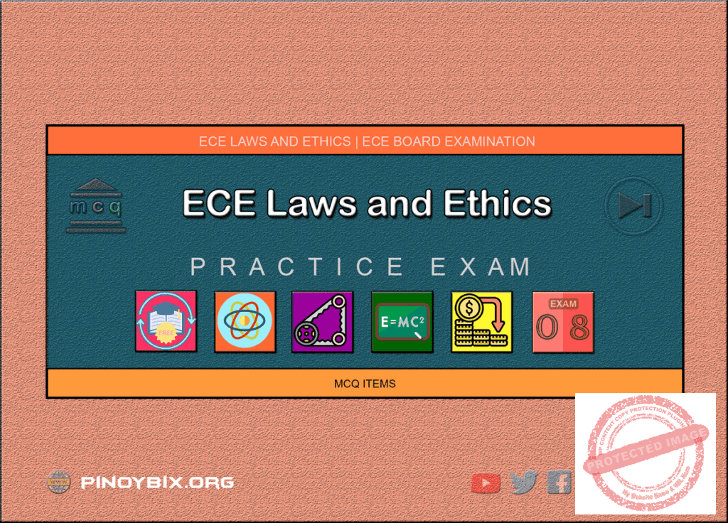 MCQ in Engineering Laws and Ethics Part 8 | ECE Board Exam