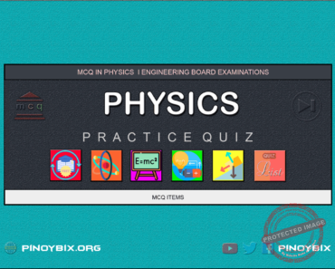 MCQ in College Physics Series | ECE Board Exam