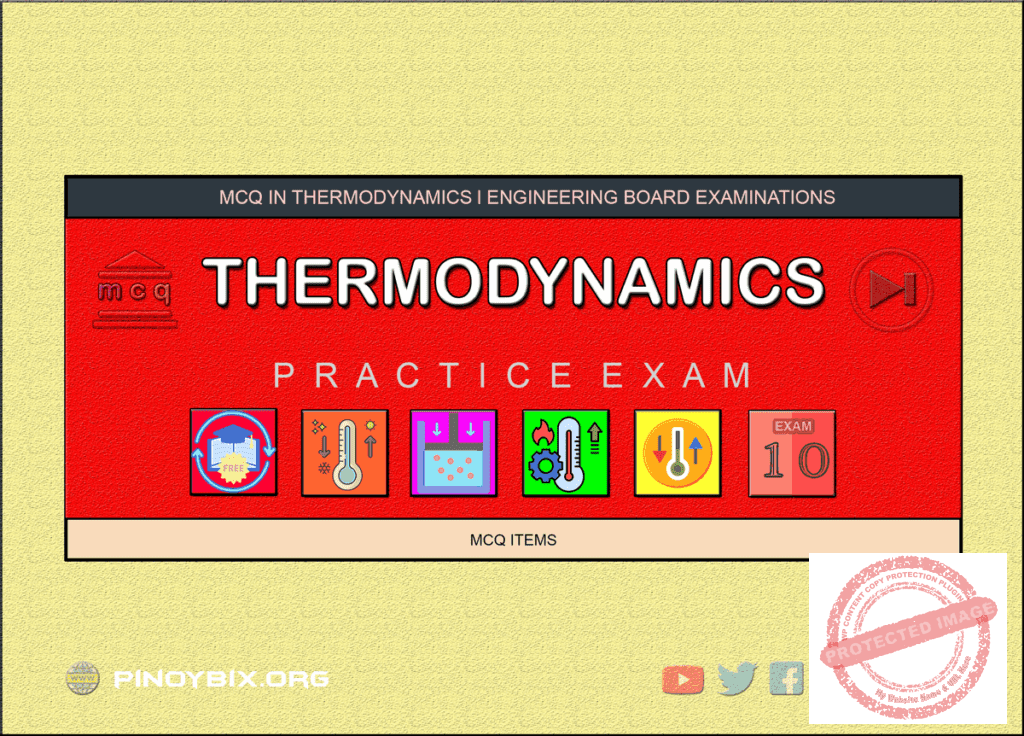 MCQ in Thermodynamics Part 10 | ECE Board Exam