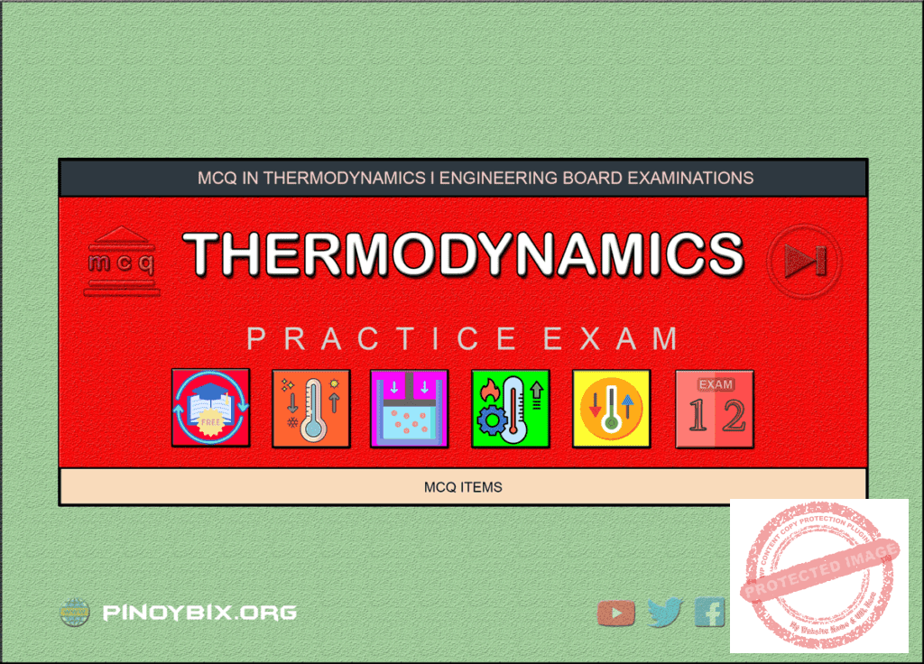 MCQ in Thermodynamics Part 12 | ECE Board Exam