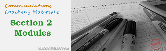 Communications Engineering Coaching Materials: Section 2 Module 6 Communications Engineering Coaching Materials: Section 2 Module 6