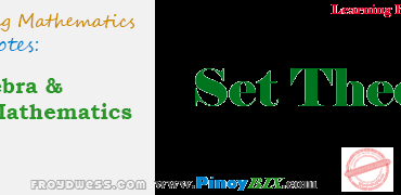 ReviewerinAlgebra SetTheory