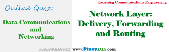 Practice Quiz in Network Layer: Delivery, Forwarding and Routing 