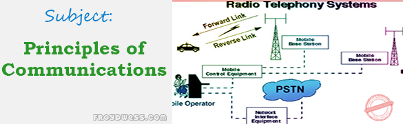 Subject: Principles of Communications