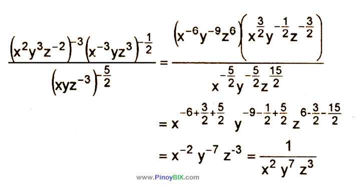 Solution Simplify X 2 Y 3 Z 2 3