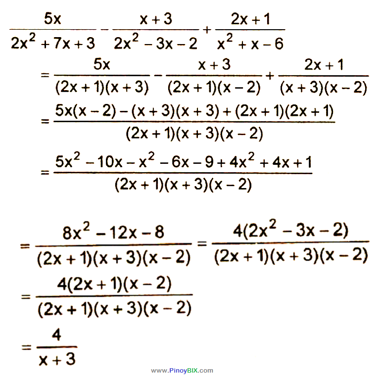 Solution Simplify The Following Equation 5x 2x 2 7x 3 X