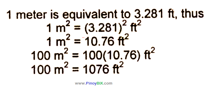 Solution How Many Square Feet Is 100 Square Meters 