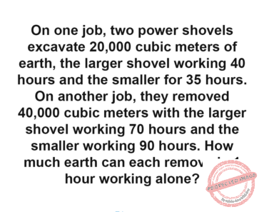 solution math age work mixture digit motion problems25 1