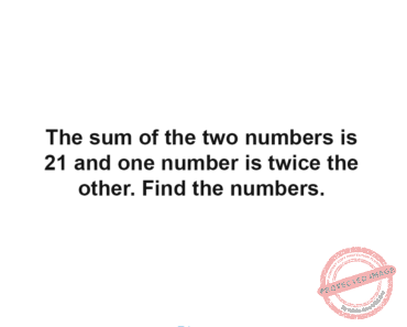 solution math age work mixture digit motion problems34 1