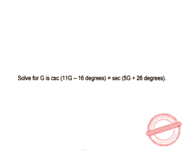solution math plane trigonometry11 1